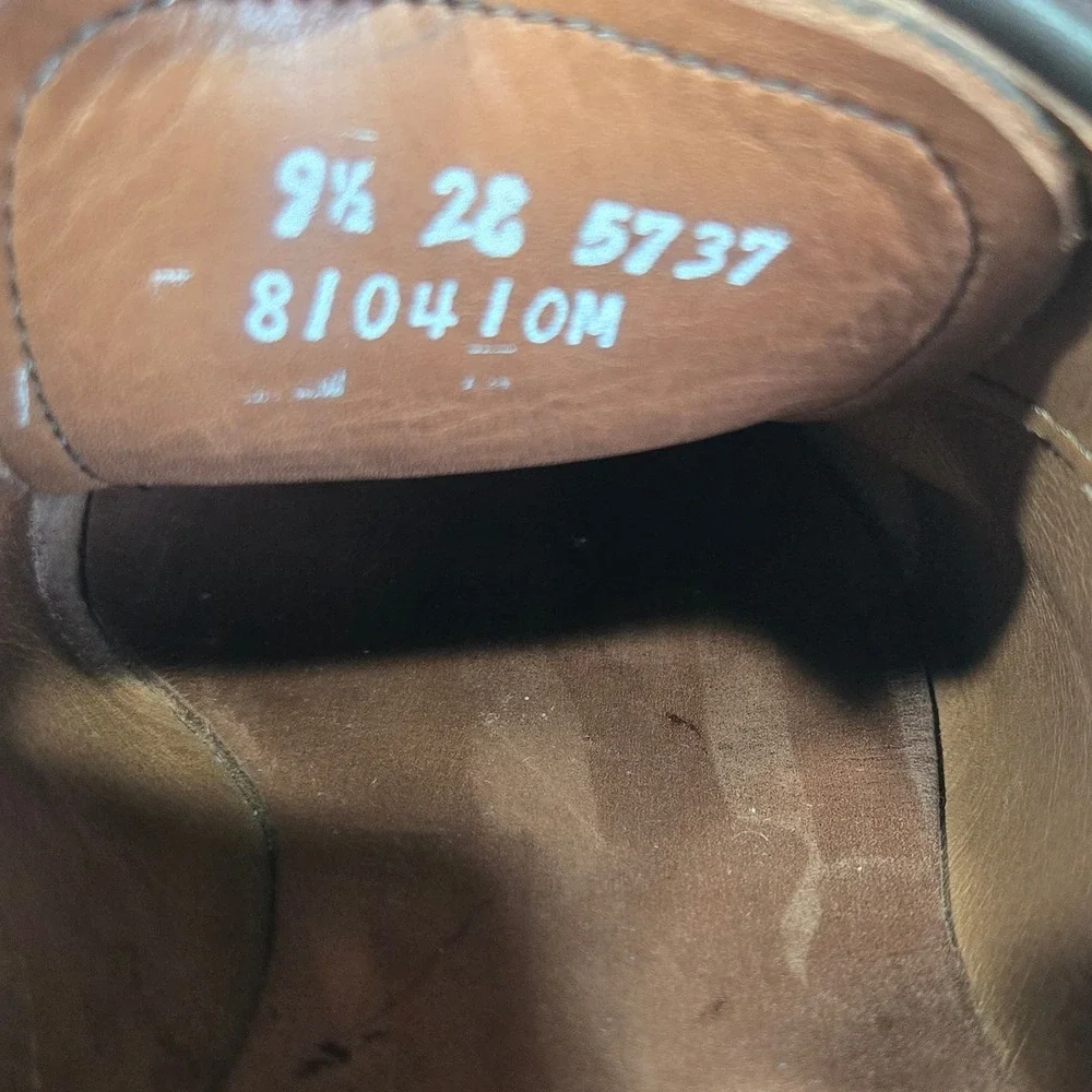 Allen Edmonds Dress Shoes Mens 9.5 EE Fifth Avenue Brown Leather Cap Toe Oxford